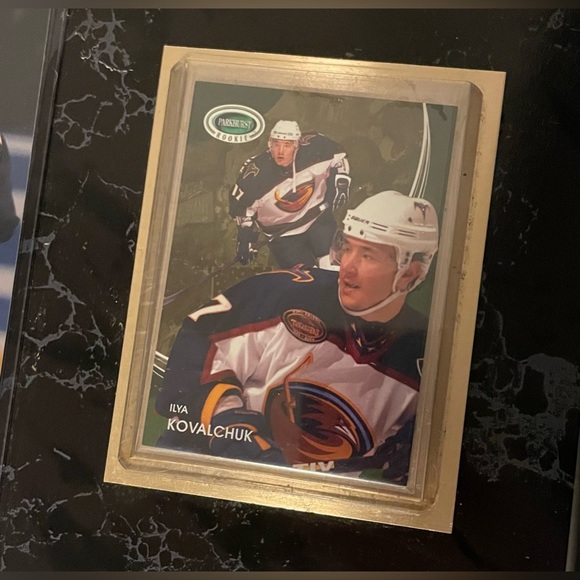 Ilya Kovalchuk Wooden Plaque with Autographed Photo, Atlanta Thrashers NHL - Picture 4 of 16